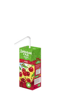 Вишневый 0,2л д/пит. (Slim Leaf) Дивный Сад (сокосодержащий напиток)