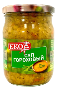 Суп Гороховый ЕКО 520гр ст/б 1/12