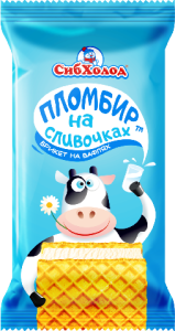 Брикет На сливочках Ваниль пломбир 80гр (1/28)