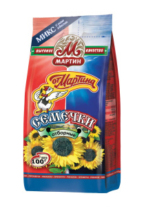 Семечки От Мартина Отборные МИКС Солёные и Несолёные 100гр (1/50)