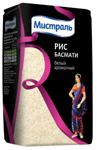 Рис Мистраль Басмати 500гр 1/12