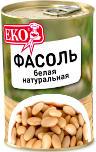 Фасоль белая в с/с 400 гр ключ Еко