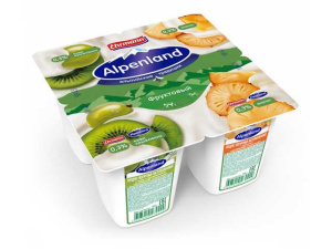 Альпенланд фрук.Киви-Крыж-Ананас 0,3% 4*95г(24/4)