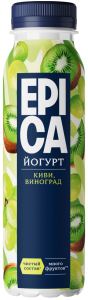 EPICA Йогурт питьевой киви/виноград 2,5% 260г БЗМЖ (2/6)