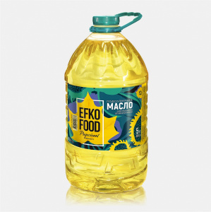 Масло подсолн. рафин. дезодор.  высший сорт EFKO Food professionsl 5л