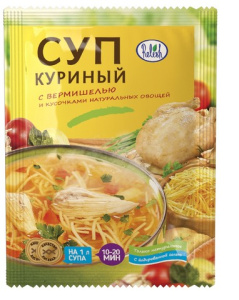 Суп Куриный с вермишелью 60гр*30шт Relish