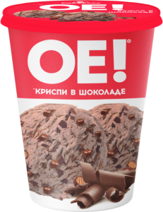 Ведро ОЕ Криспи в шоколаде 320гр пломб шокол. со злак. шариками (1/6)