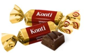 Шоколад темный "КОНТИ" фас. 1кг (1/5)