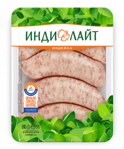 Купаты По-домашнему из индейки зам. (лоток) 500г Индилайт