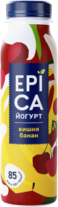EPICA Йогурт питьевой вишня/банан 2,5% 260г БЗМЖ(6/1)