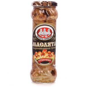 Маслята маринованные с/б 370мл 1/12