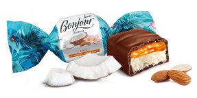 Конфеты "Bonjour" coconut 1/1000 Конти