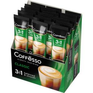 Кофе растворимый Coffesso Classic 3в1 300гр стик