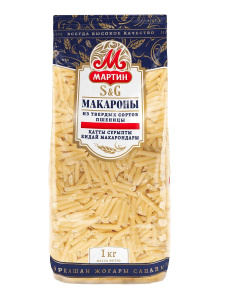 Макароны Перья №1 Мартин 1кг 1/10