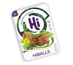 Фрикадельки растительные зам. Hiballs лоток 0,25 кг, 6шт/кор