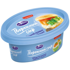 Сыр творож. Экомилк 60% 200гр 1/4