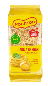 Лапша Яичная 400г Классическая