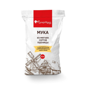 Мука пшеничная хлебопек. в/с для слоеных изделий 25кг