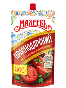 Кетчуп "Краснодарский" 500г д/п 10шт