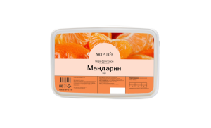 Мандарин пюре заморож. без сахара Artpuree 1кг 1/6