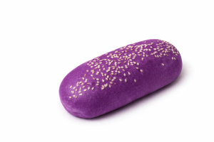 Булочка для хот-дога с кунжутом Фиолетовая 60гр (36шт)