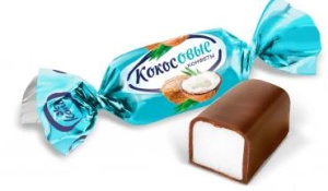 Конфеты "Кокосовые" фас. 1кг (1/6)