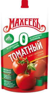 Кетчуп "Томатный" без сахара и крахмала 300г д/п 16шт