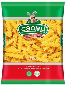 Макароны №29 Спиральки фигурные 900г Саоми
