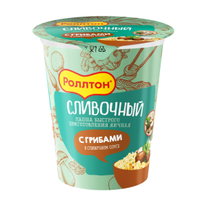 Лапша с Грибами в сливочном соусе в ст. 70г