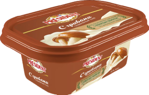 Сыр плав. с грибами 45% 400г Президент