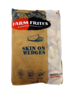 Картофельные дольки с кожурой Skin on Wedges 2.5 кг Farm Frites