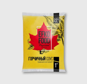 Соус на основе растит. масел Горчичный 1кг 22% EFKO FOOD special