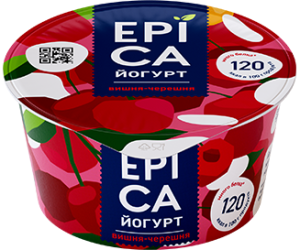 EPICA Йогурт вишня/черешня 4,8% 130г(12/1)
