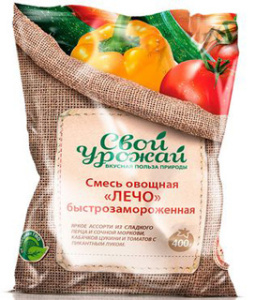 Смесь овощная Лечо 400гр Свой Урожай (20\1)