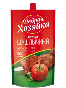 Кетчуп "Шашлычный Добрая Хозяйка" 500г д/п/10шт