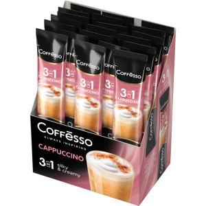 Кофе растворимый Coffesso Cappuccino 3в1 300гр стик