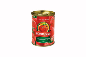 Томатная паста Помидорка 140мл 25-28% ж/б 1/50