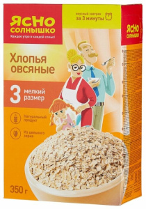 Хлопья овсяные №3 350г