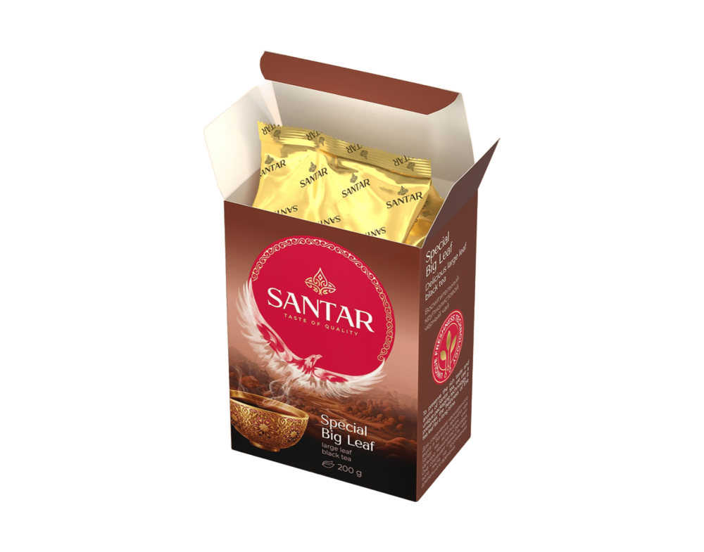 Чай Santar Special Big Leaf чёрн. лист круп 200гр