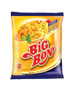 Лапша  "БигБон" 75г Говяд.+соус Том