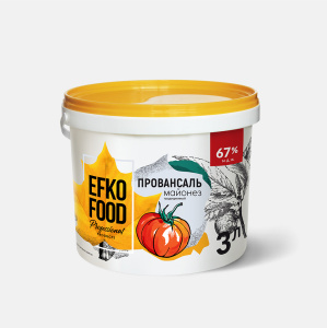 Майонез EFKO Food professional универсальный 67% ведро 2,8кг