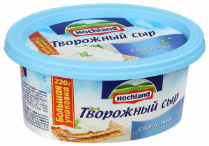 Сыр творож. Хохланд слив. 220гр(6/1)
