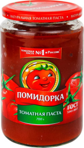 Томатная паста Помидорка 720мл 1/6