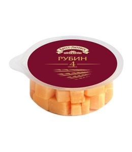 Сыр Брест-Литовск Рубин Кубик 50% 150гр 6шт