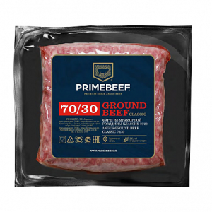 Фарш из мрам.гов.Классик 70/30  2 кг, зам ф.в. (67177) (Ground Beef)