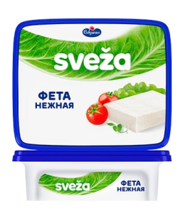 Сыр мягкий  "Фета Sveza" 45% 250г Савушкин