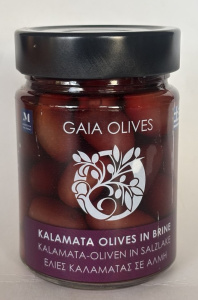 Оливки чёрные Каламата Джамбо 320мл в ст. б.