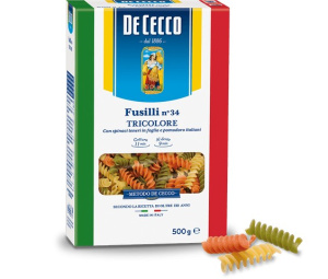 De Cecco Фусили Триколори №34 500гр
