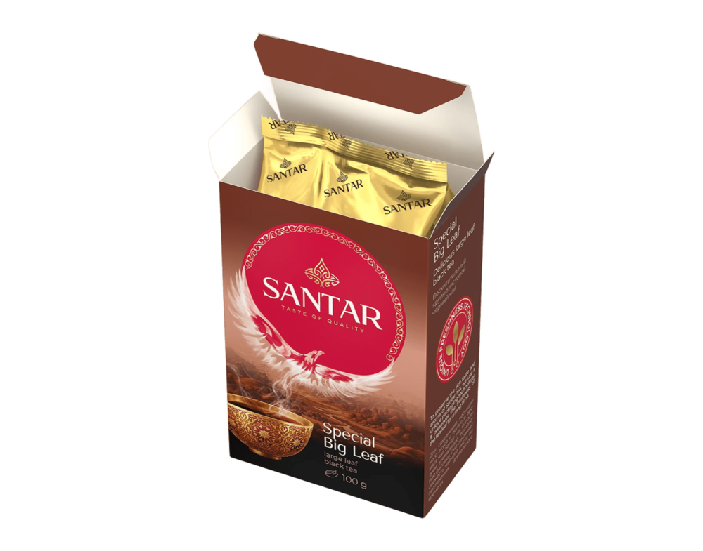 Чай Santar Special Big Leaf чёрн. лист круп 100гр