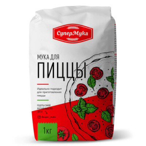 Мука пшеничная хлебопек. в/с для пиццы 1кг (1/10)
